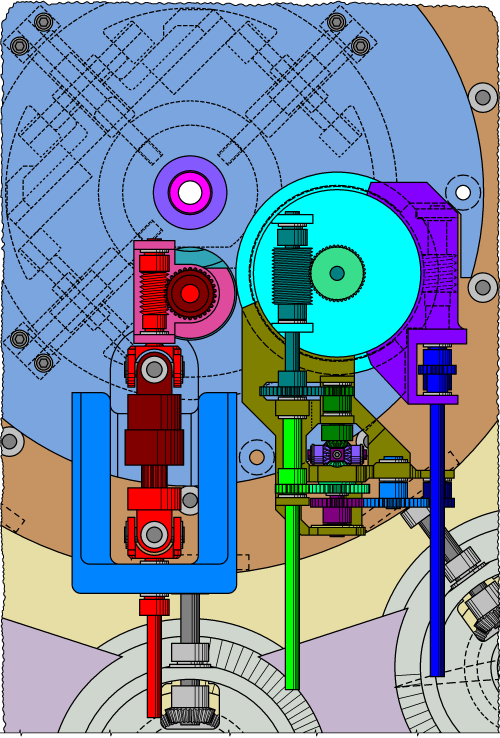 Rotor, inner side center area